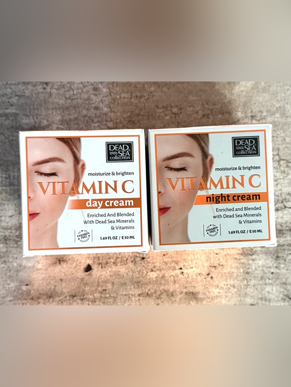 Dead Sea Day and Night Facial Skincare Creams NIB